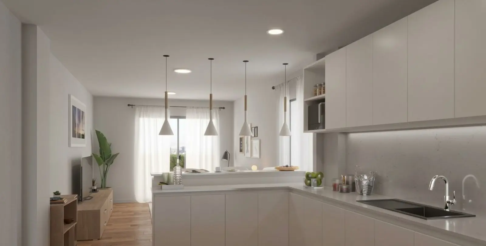 Продажа апартаментов на первом этаже в Mijas Costa 2
