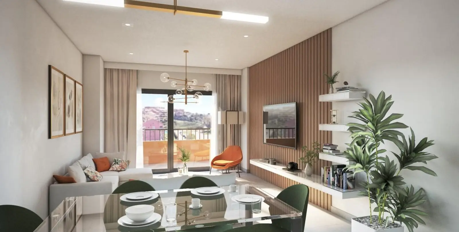 Sale of middle floor apartment in Los Pacos 2