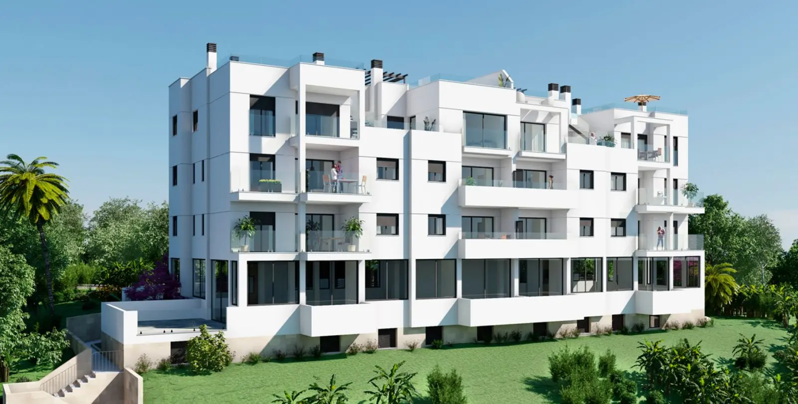 Venta de apartamento en planta media en Torrox Costa 1