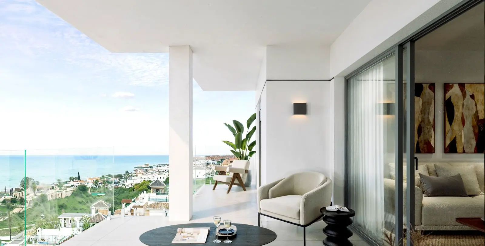 Venta de apartamento en planta media en Torrox Costa 3