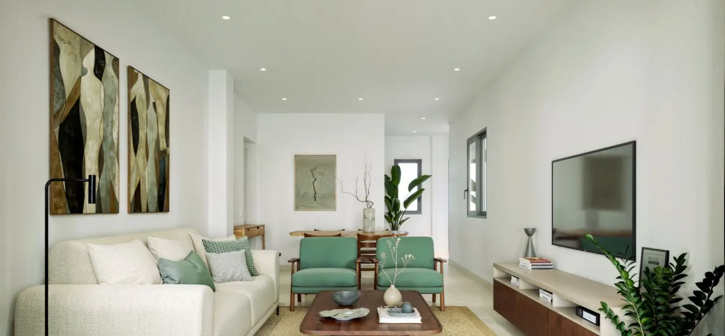 Sale of middle floor apartment in Torrox Costa 3