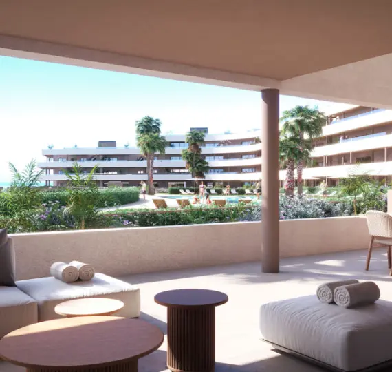 Venta de apartamento en planta baja en Manilva