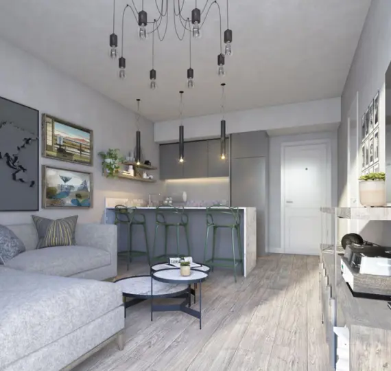 Продажа апартаментов на среднем этаже в Las Lagunas