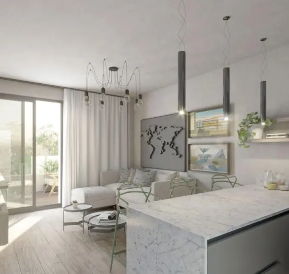 Продажа апартаментов на среднем этаже в Las Lagunas