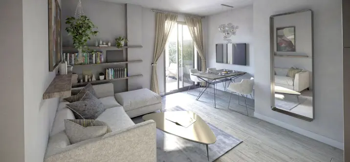 Продажа апартаментов на среднем этаже в Las Lagunas 4