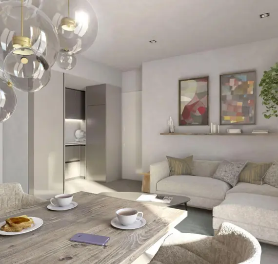 Продажа апартаментов на среднем этаже в Las Lagunas