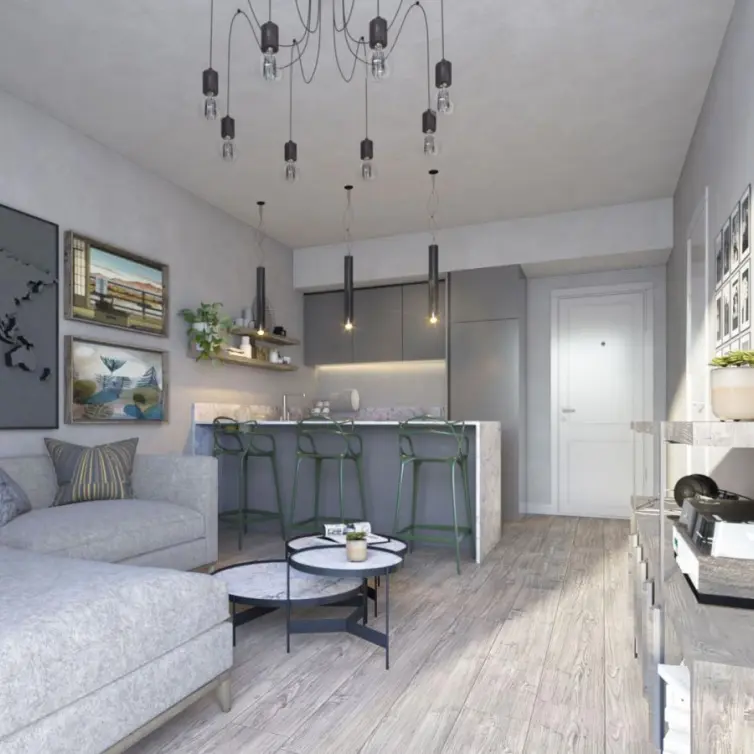 Продажа апартаментов на среднем этаже в Las Lagunas