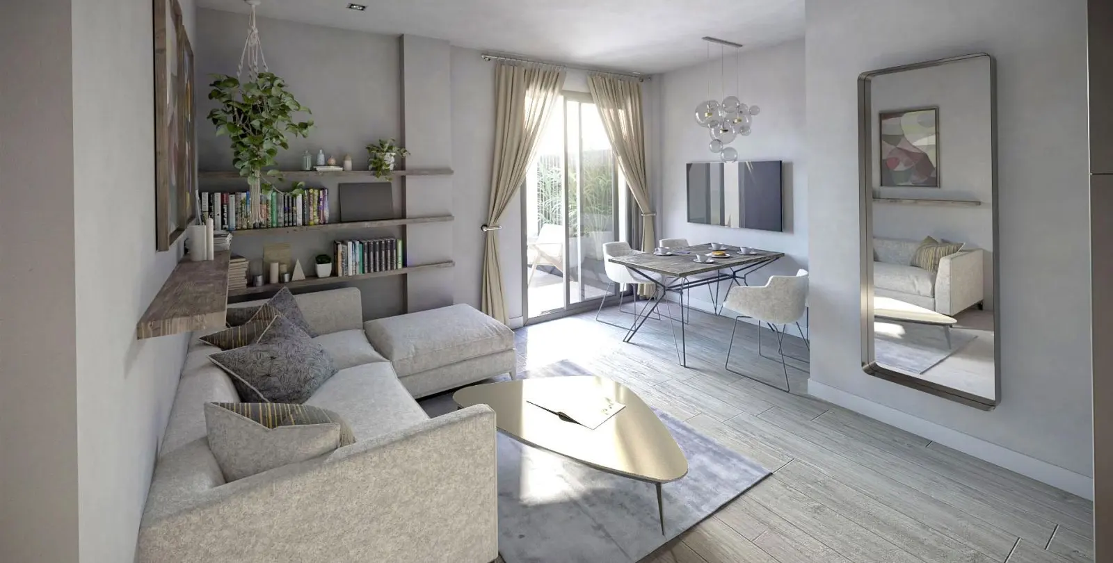 Sale of middle floor apartment in Las Lagunas 5