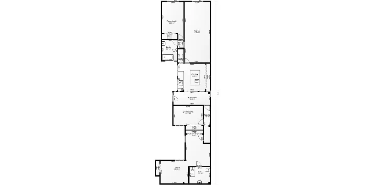 Sale of middle floor apartment in La Trinidad 26