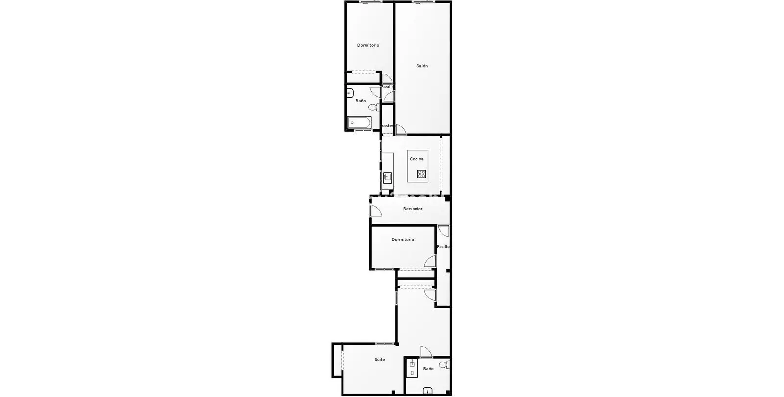 Продажа апартаментов на среднем этаже в La Trinidad 27