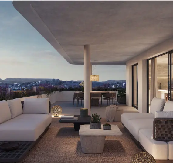 Sale of middle floor apartment in Estepona