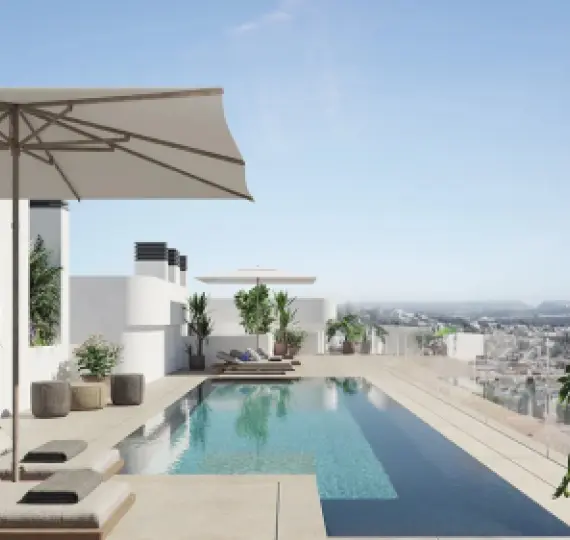 Sale of middle floor apartment in Estepona