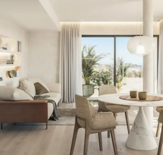 Sale of middle floor apartment in Estepona