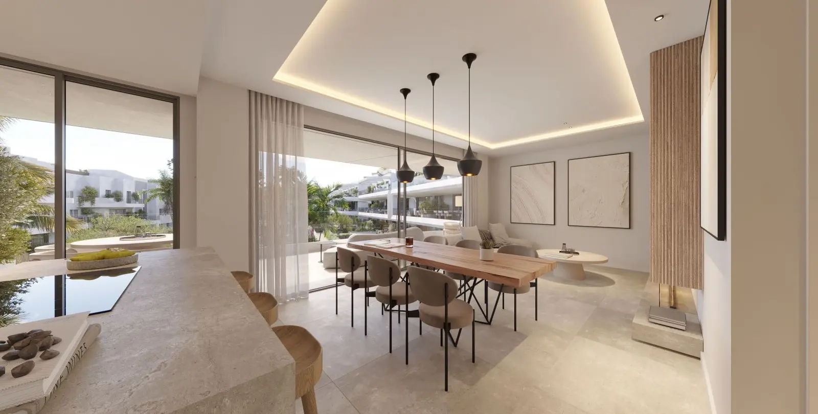 Продажа двухуровневых апартаментов в Estepona 7