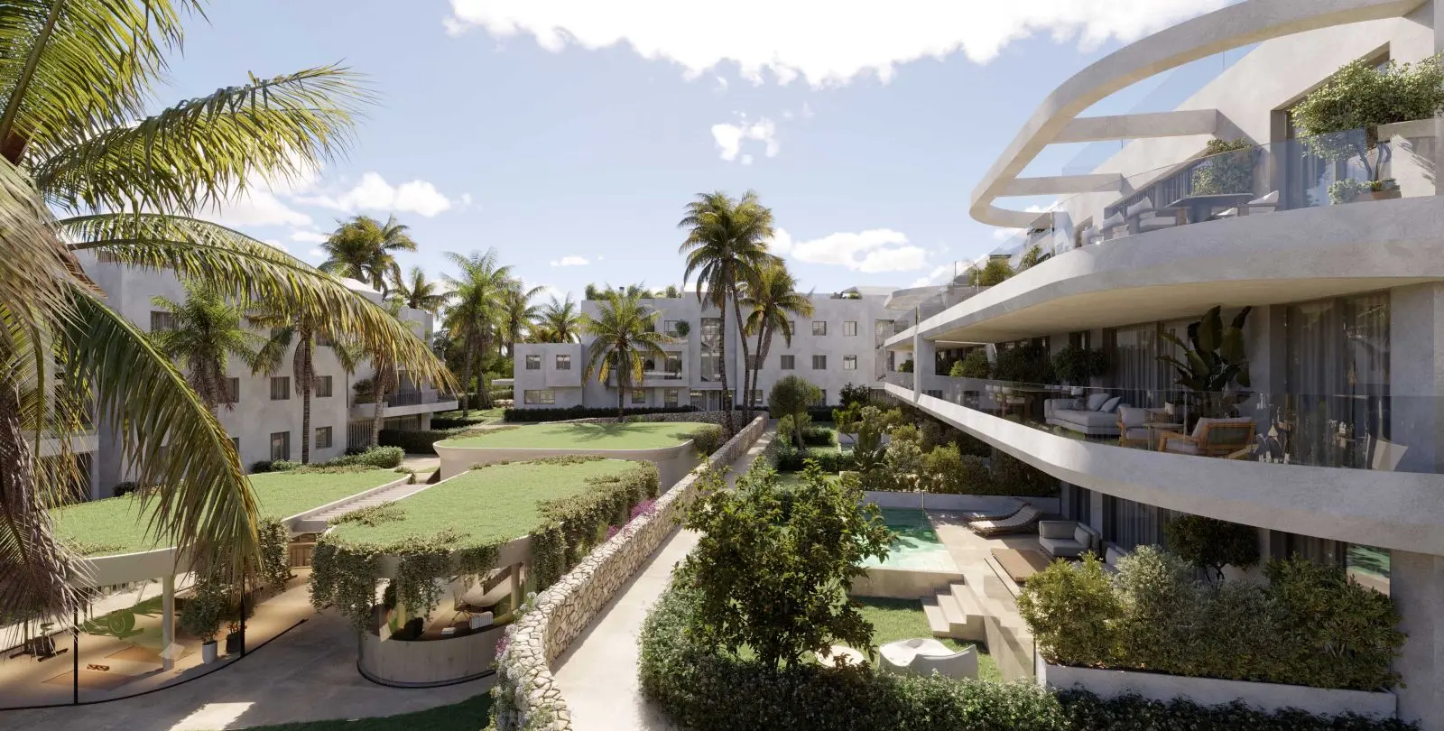 Продажа двухуровневых апартаментов в Estepona 21