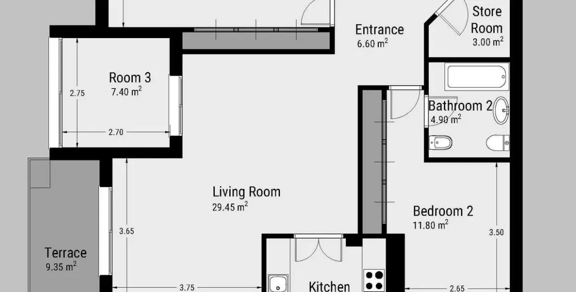 Продажа апартаментов на среднем этаже в Bel Air 21