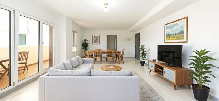 Продажа апартаментов на среднем этаже в Torrequebrada 0