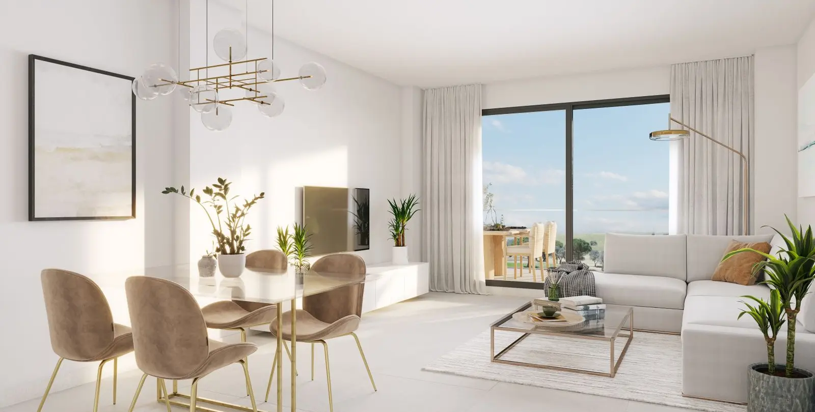 Продажа апартаментов на первом этаже в Casares 4