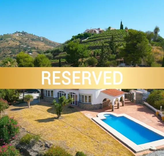 Sale of detached villa in Cómpeta