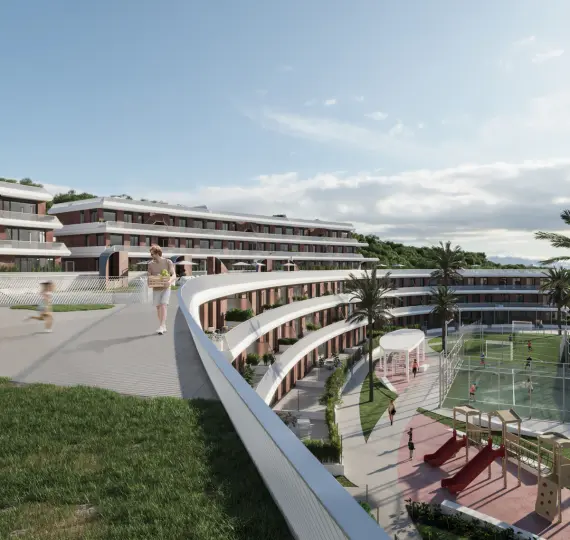 Продажа апартаментов на среднем этаже в Mijas