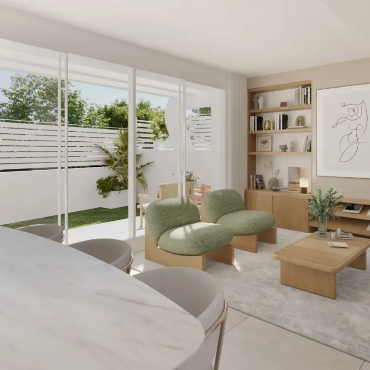 Sale of middle floor apartment in Estepona