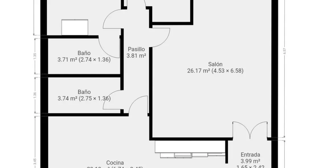 Продажа апартаментов на среднем этаже в Los Tilos 57