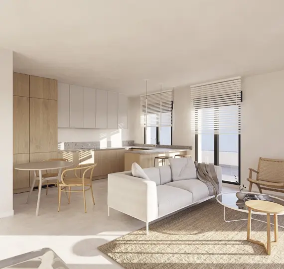 Продажа апартаментов на первом этаже в Casares