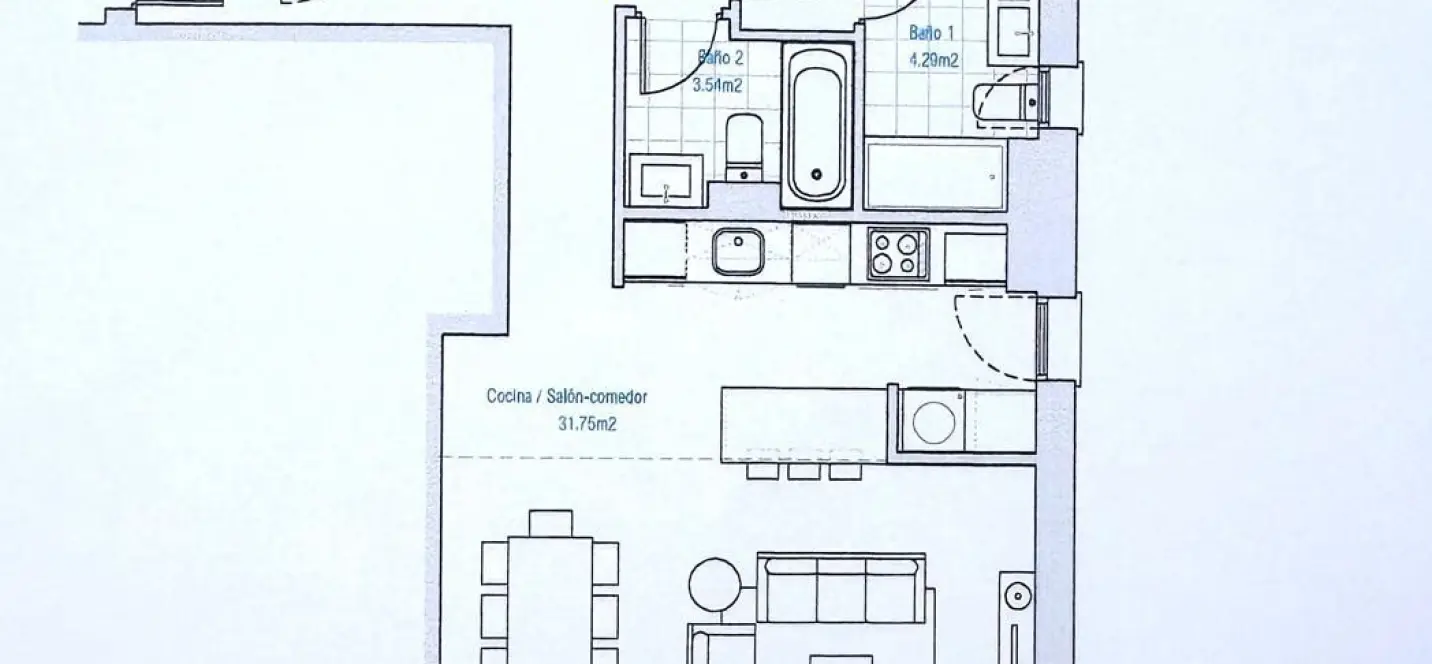 Sale of middle floor apartment in Casares 1