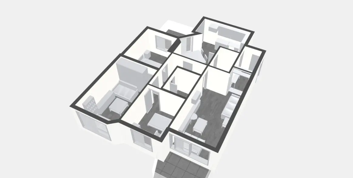 Sale of middle floor apartment in Perchel Sur 58