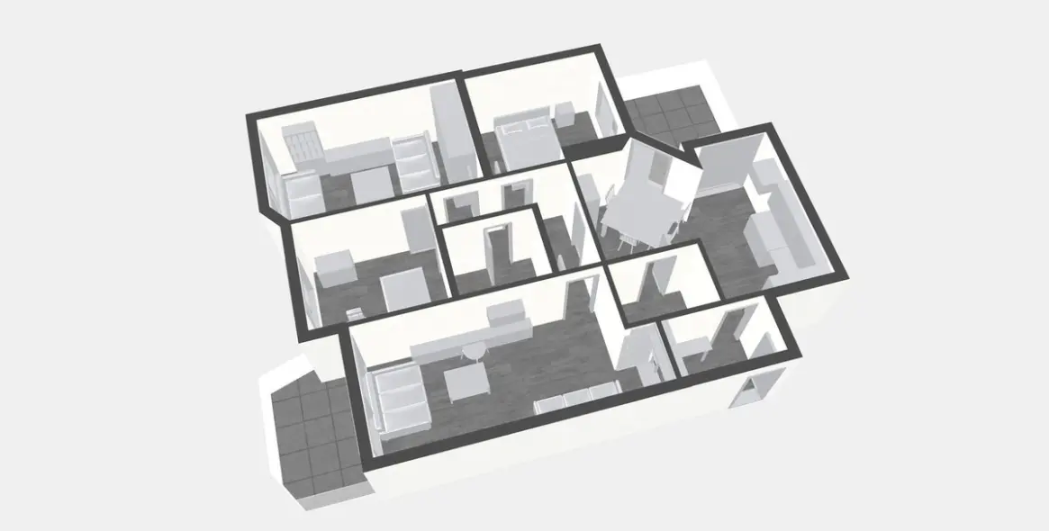 Sale of middle floor apartment in Perchel Sur 60