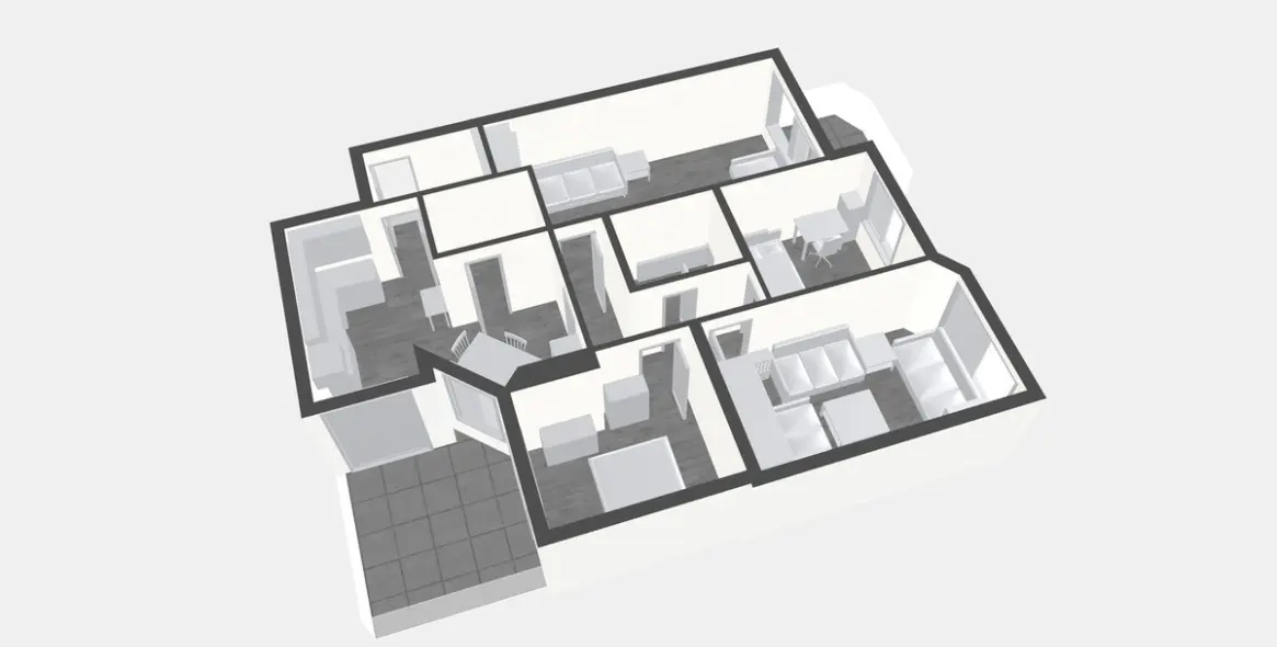 Sale of middle floor apartment in Perchel Sur 62