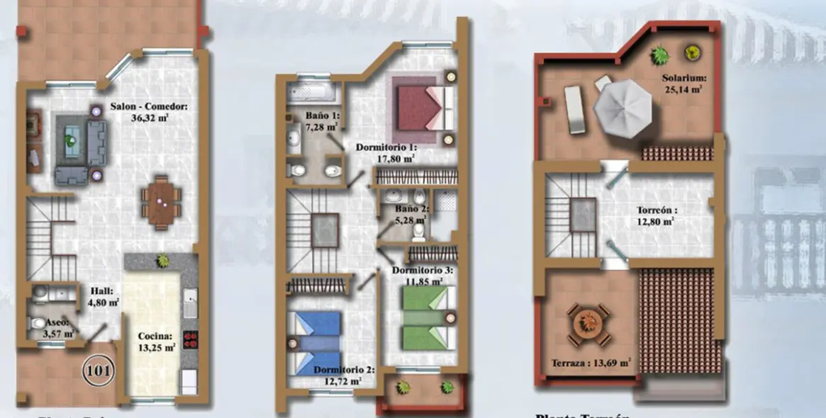 Sale of semi-detached house in Lauro Golf 36