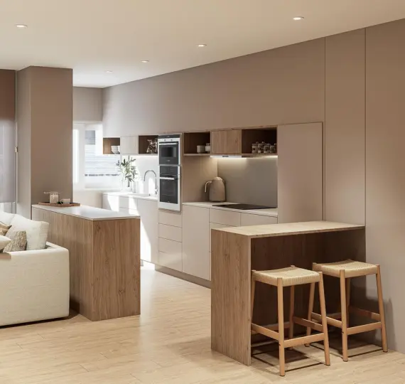 Sale of middle floor apartment in Estepona