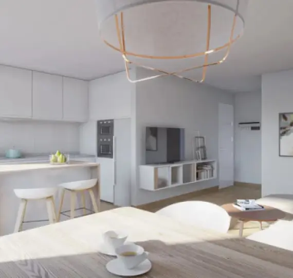 Sale of middle floor apartment in Las Lagunas