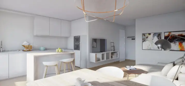 Sale of middle floor apartment in Las Lagunas 4