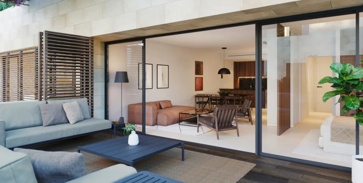 Venta de apartamento en planta baja en New Golden Mile 8