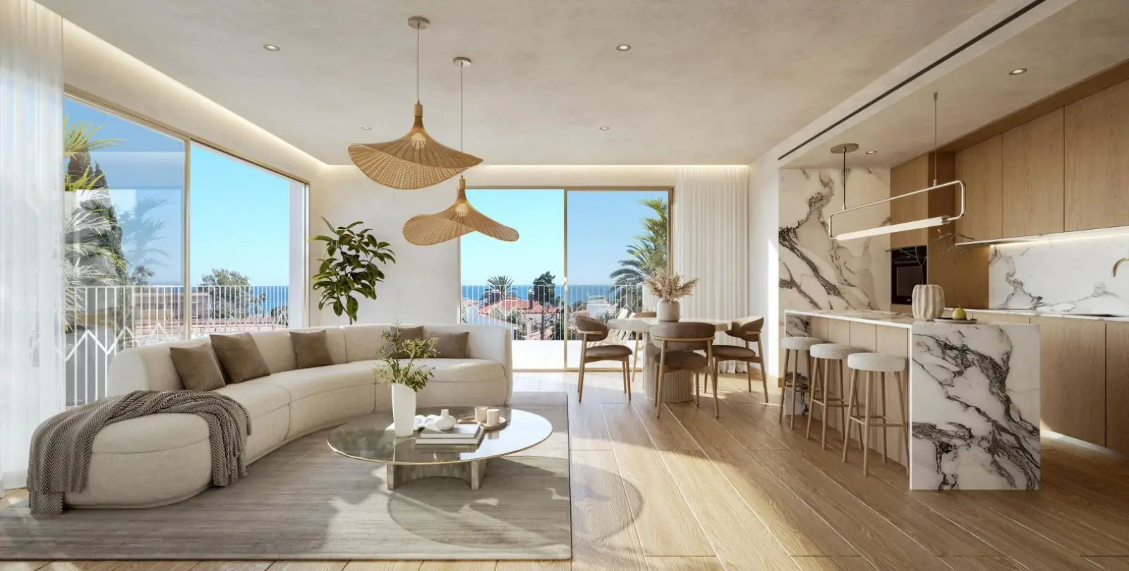Продажа апартаментов на первом этаже в La Carihuela 5