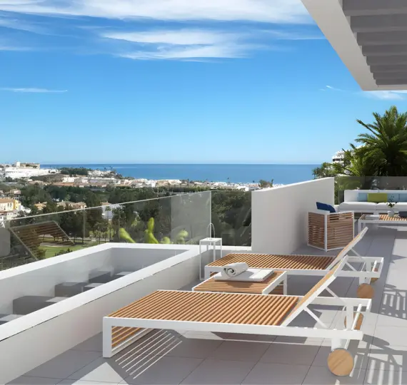 Sale of middle floor apartment in La Cala de Mijas