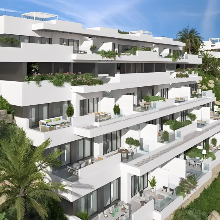 Sale of middle floor apartment in La Cala de Mijas