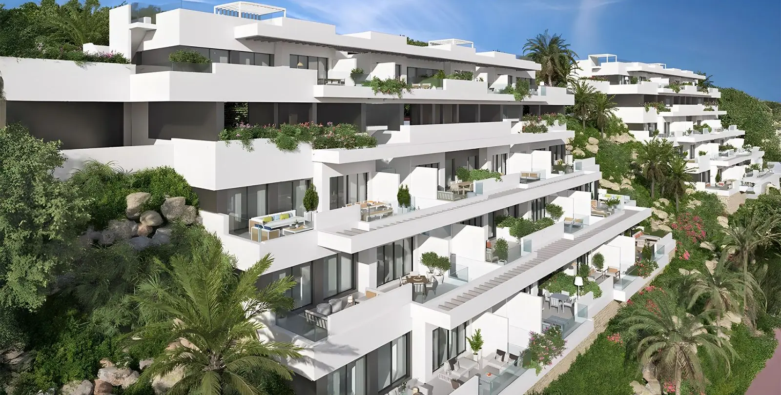 Продажа апартаментов на среднем этаже в La Cala de Mijas 1