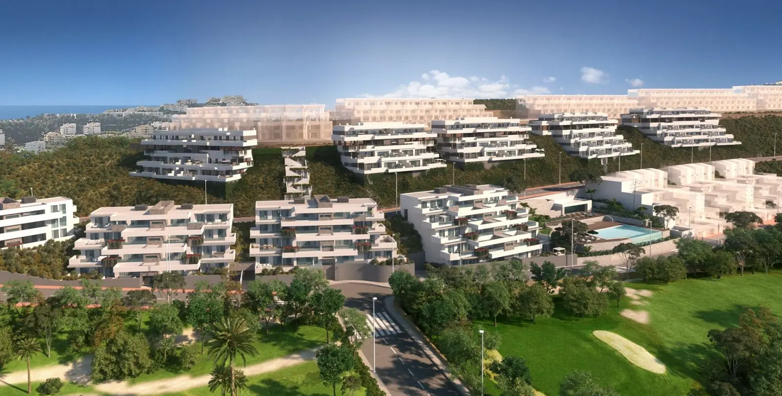 Продажа апартаментов на среднем этаже в La Cala de Mijas 2