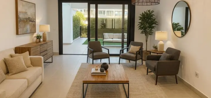 Sale of ground floor apartment in Bel Air 1