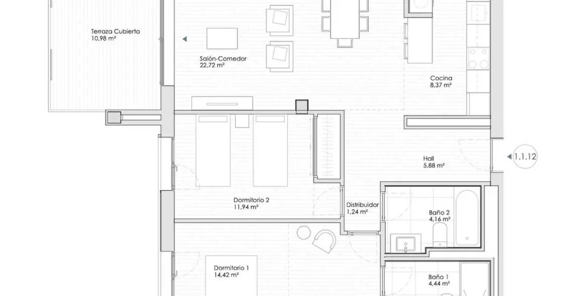 Продажа апартаментов на среднем этаже в Estepona 18