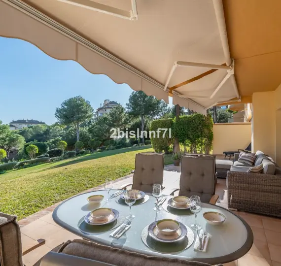 Sale of ground floor apartment in Elviria