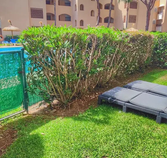 Sale of ground floor apartment in Elviria