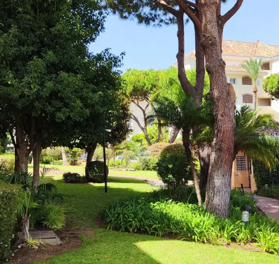 Sale of ground floor apartment in Elviria