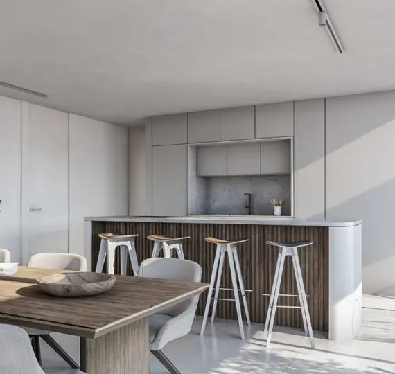 Sale of middle floor apartment in Estepona