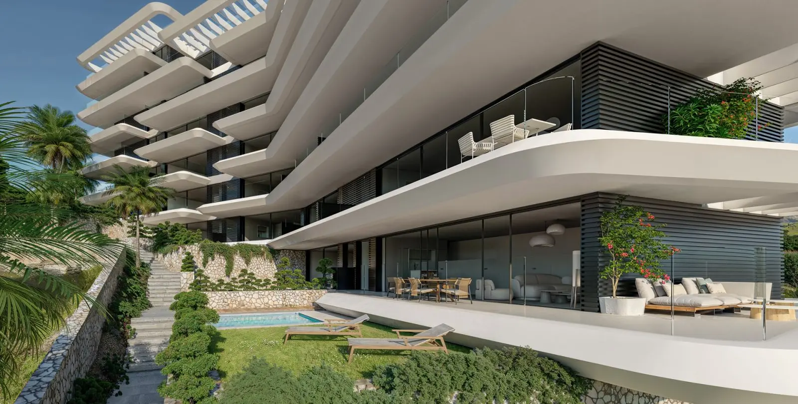 Sale of middle floor apartment in Estepona 2