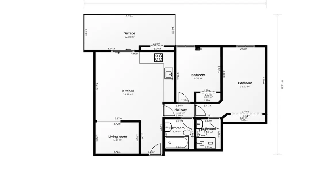 Продажа апартаментов на среднем этаже в La Cala 27