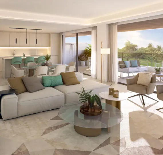 Продажа апартаментов на первом этаже в Estepona